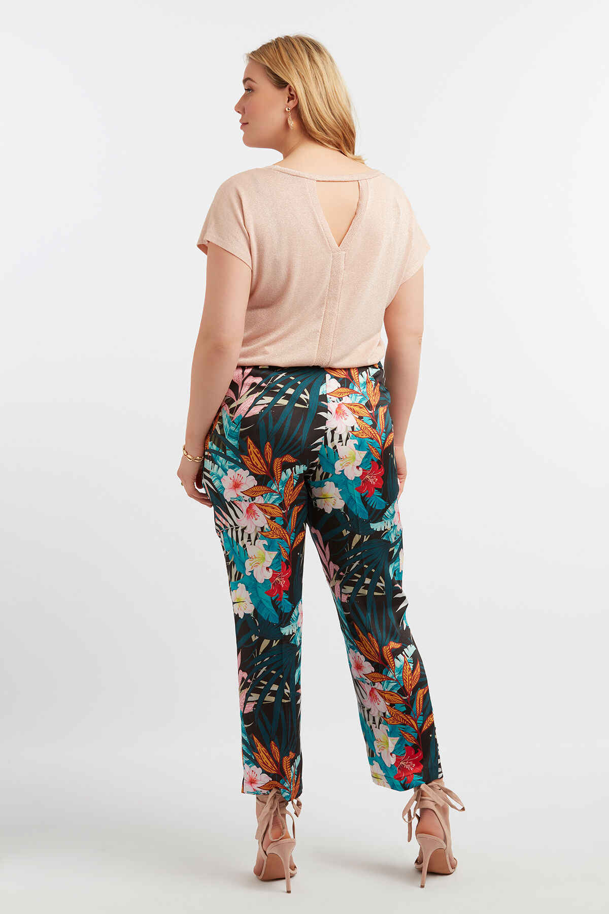 Pantalon met print image number 6