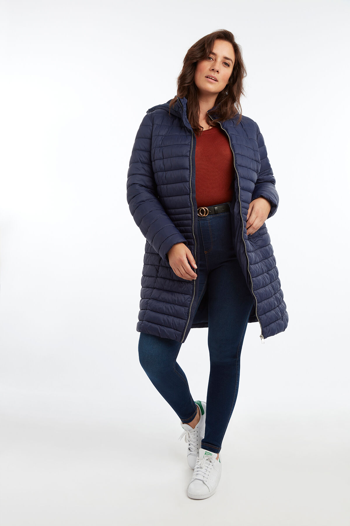 Licht gewatteerde parka image number 4