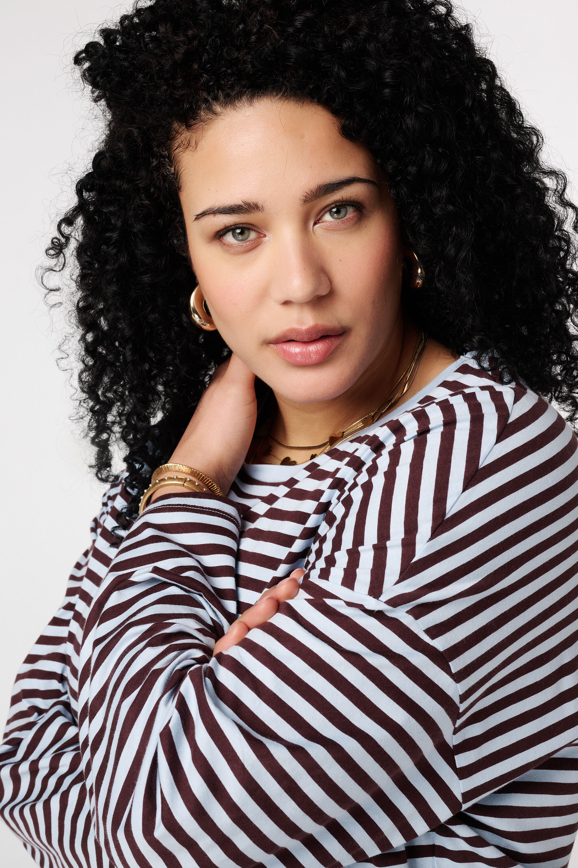 Top &agrave; manches longues ray&eacute; image number 4