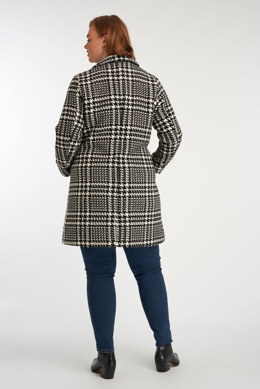 Veste pied-de-poule &eacute;l&eacute;gante  image number 4