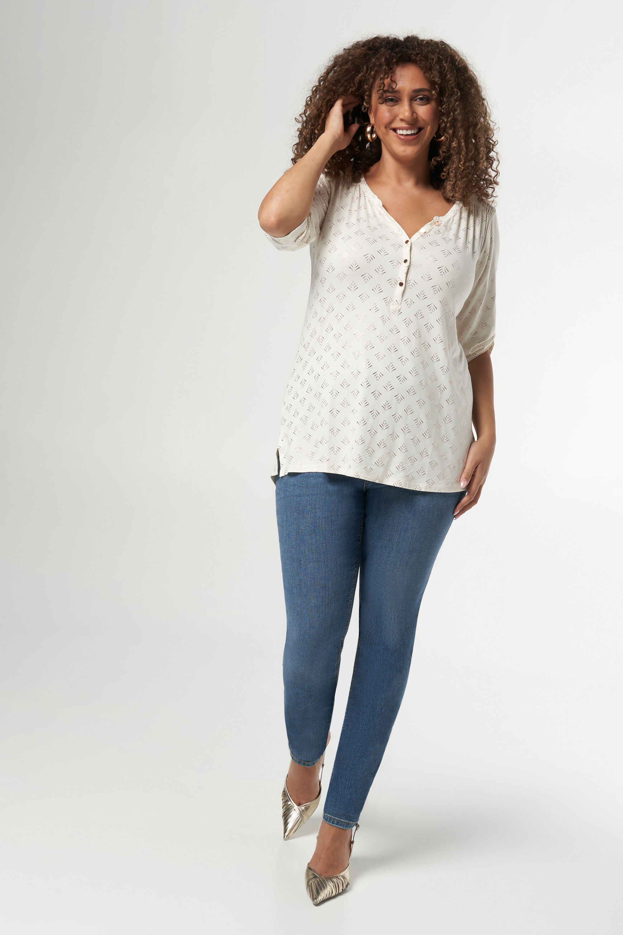 Haut &agrave; boutons  image number 5