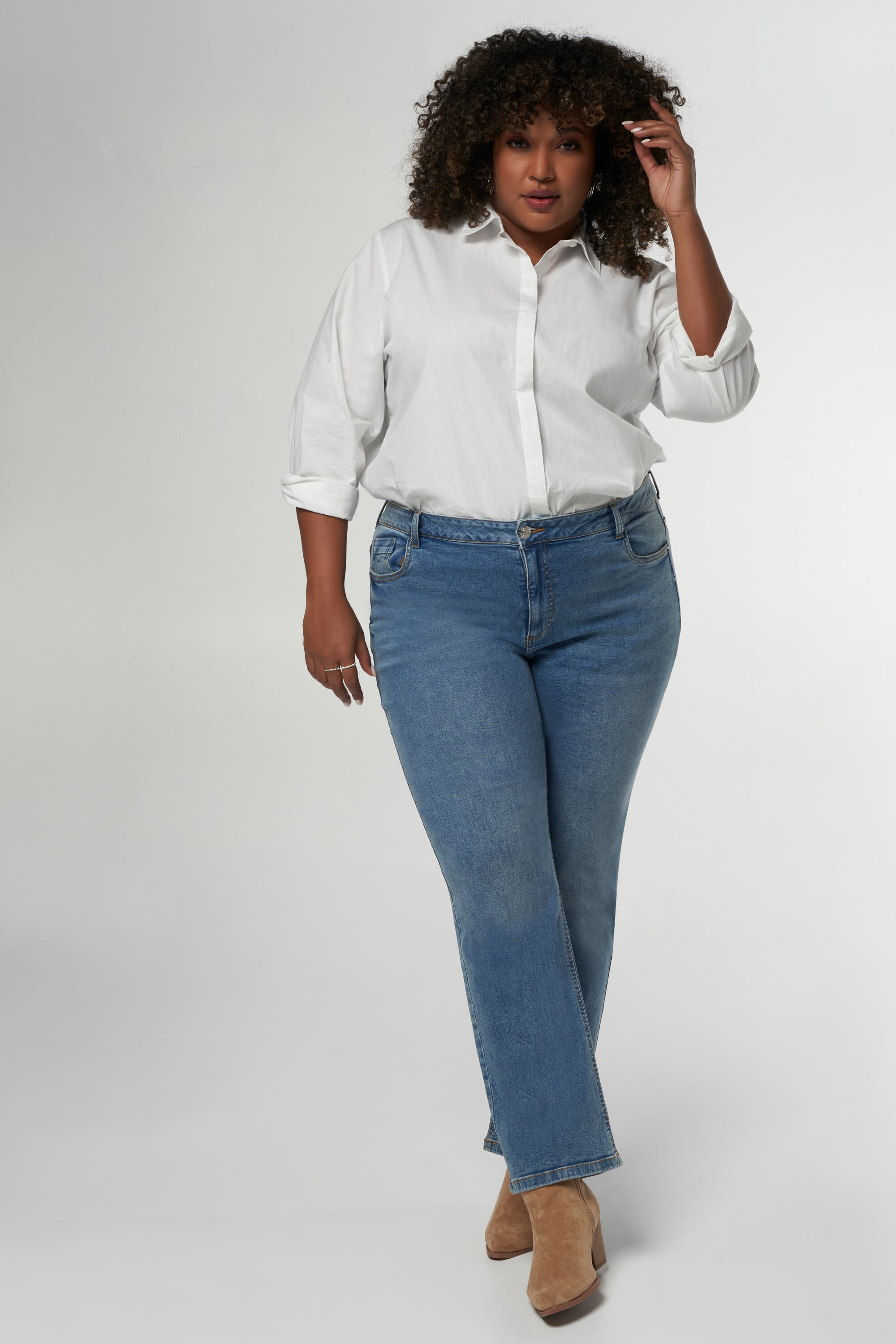 Straight leg jeans LILY image number 7