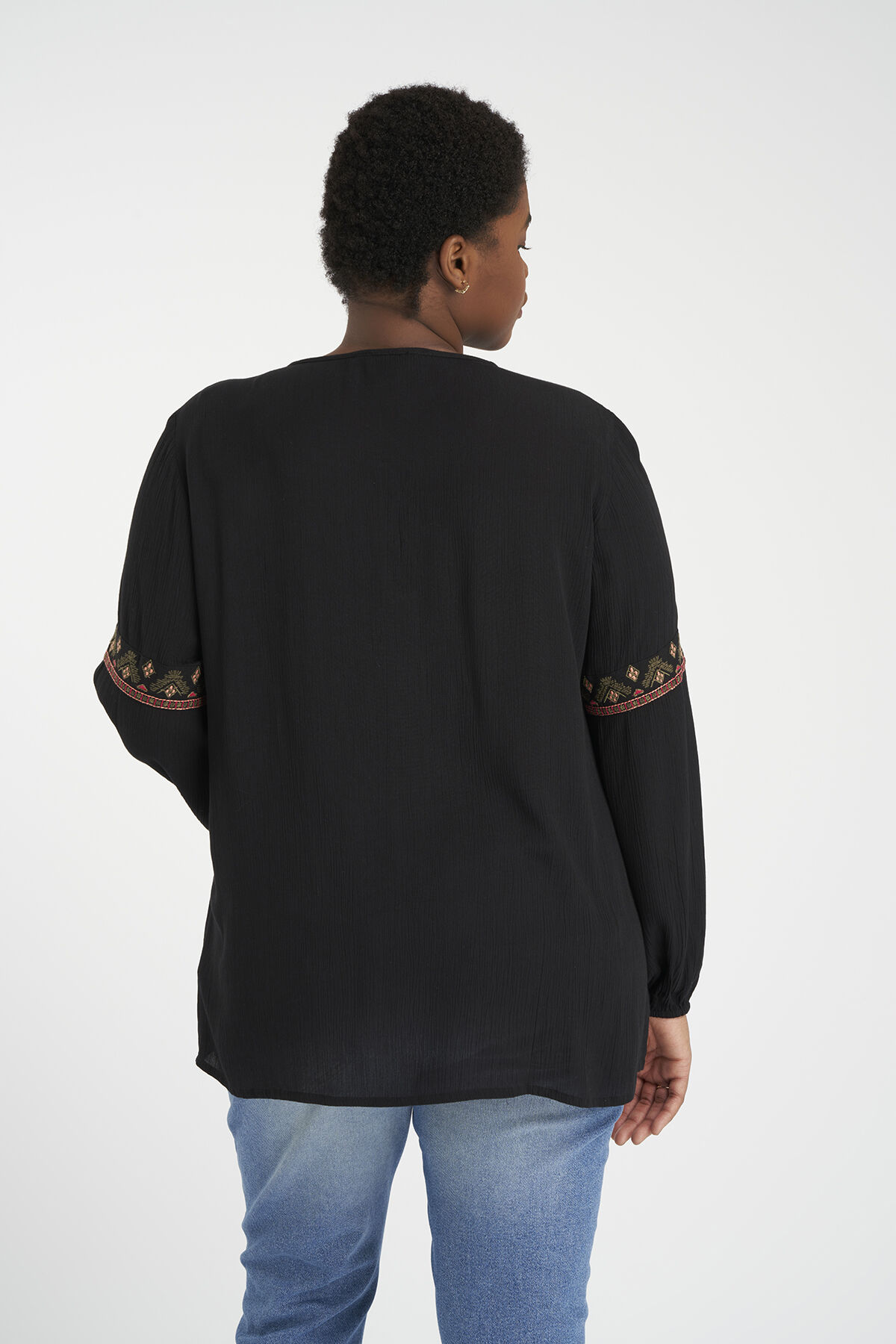 Blouse met geborduurd detail image number 4