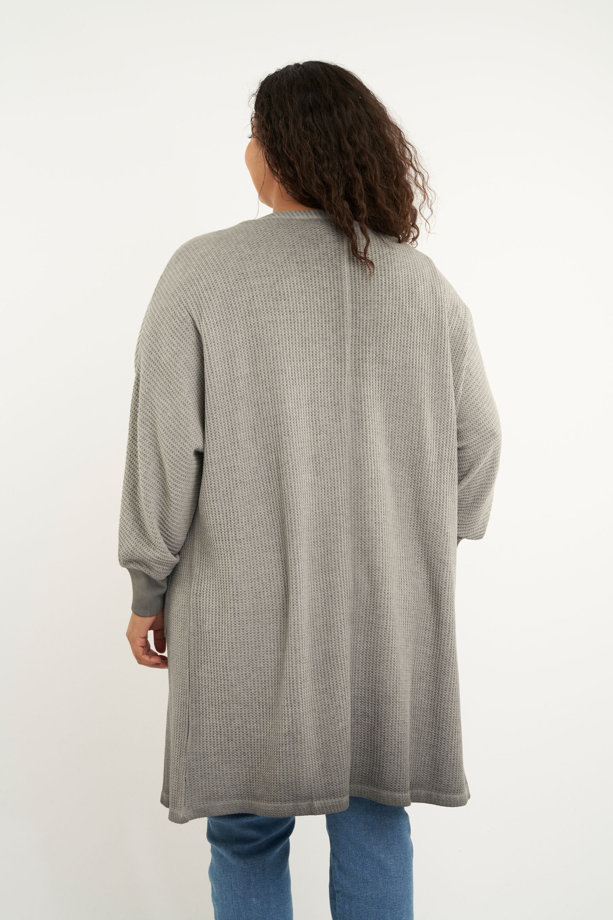 Openvallend vest met zakken image number 3