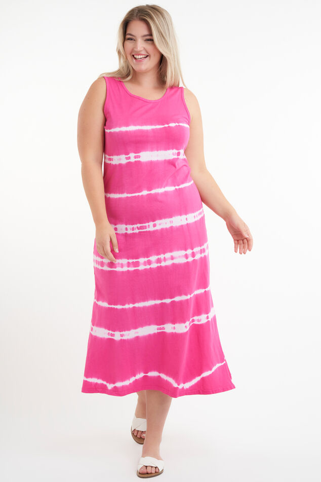 Jurk met tie-dye print image number 0