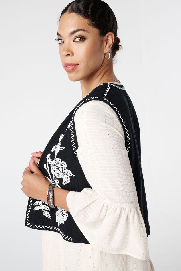 Gilet met borduursels image number 4