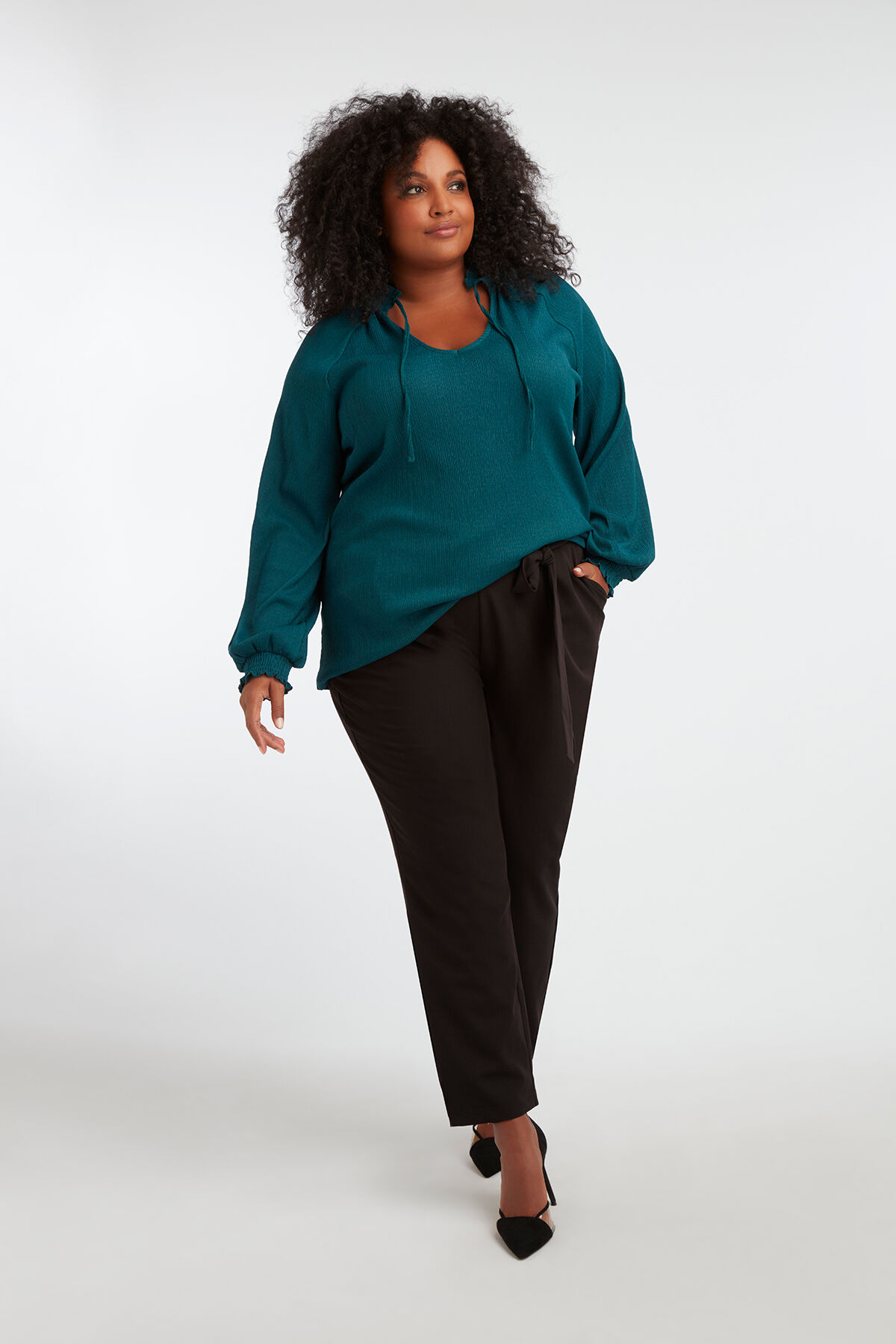 Blouse met opstaande kraag image number 3