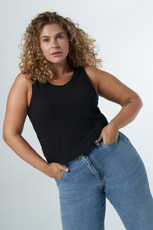 Tanktop met structuur image number 0