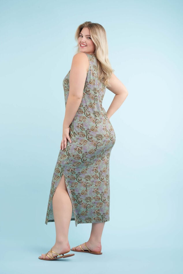 Maxi jurk met split image number 0