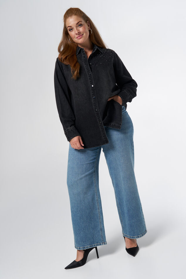Denim blouse  image number 5