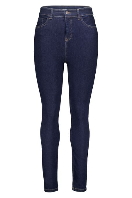 Skinny leg high waist jeans CHERRY