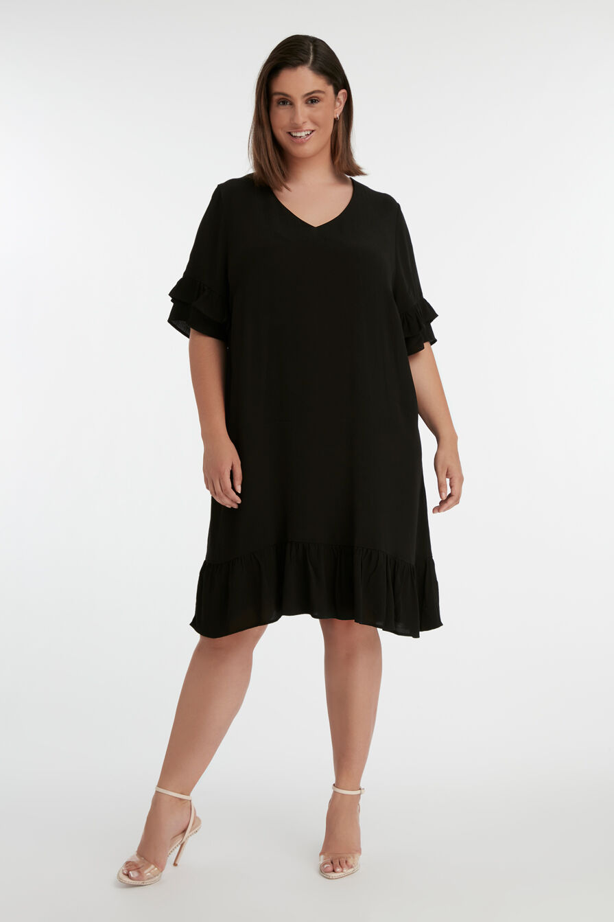 Jurk met volants image number 0