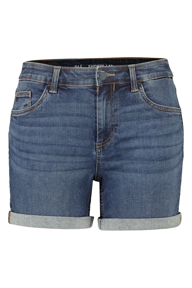 Denim shorts met stretch image number 1