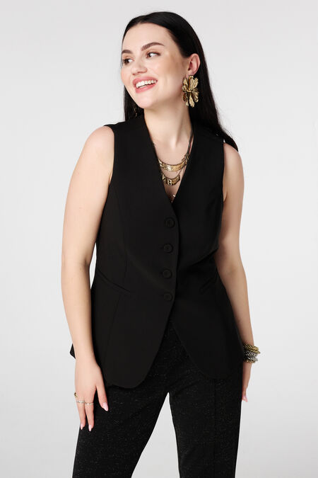 Gilet met knoopsluiting Gilet met knoopsluiting