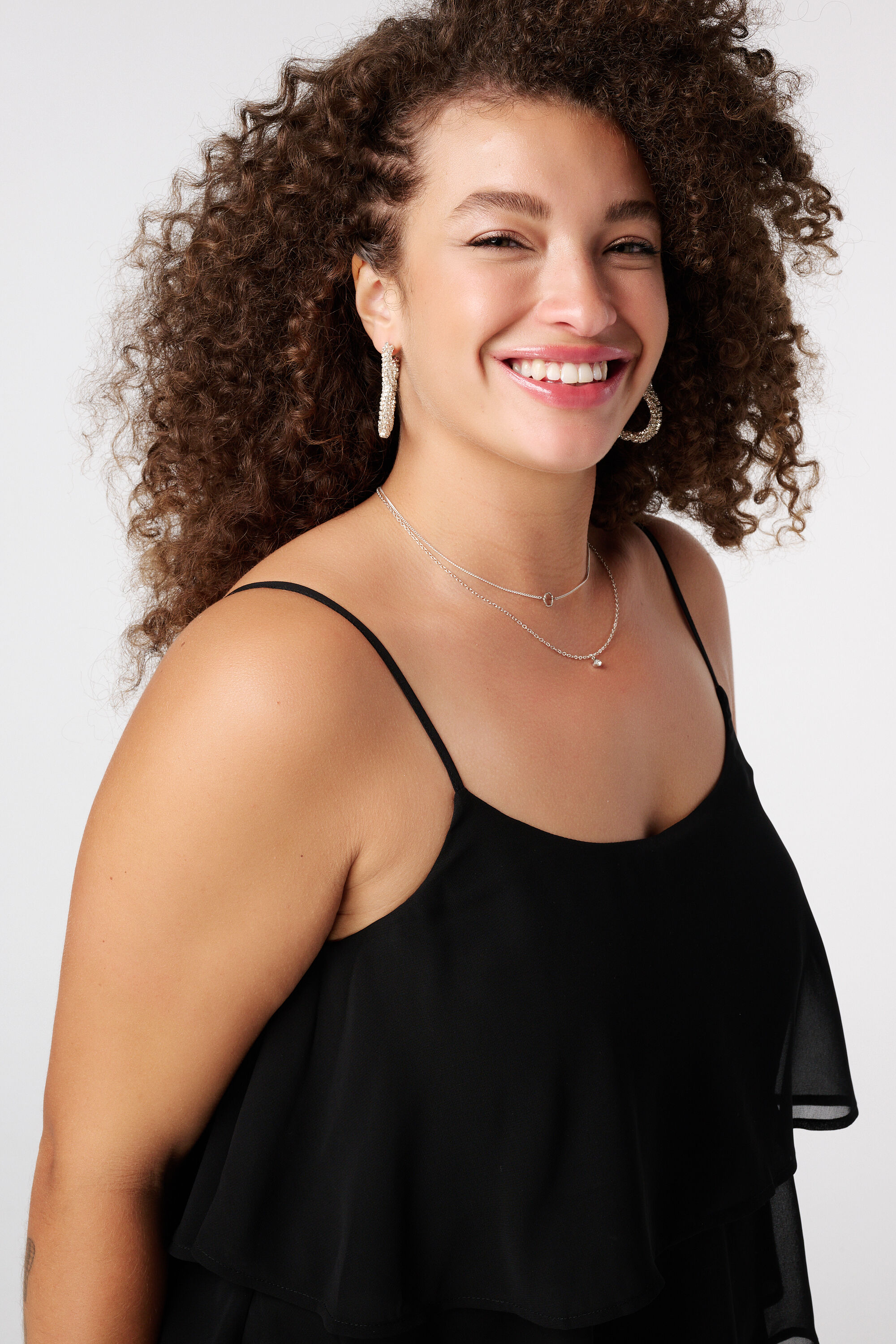 Jurk met ruches image number 4