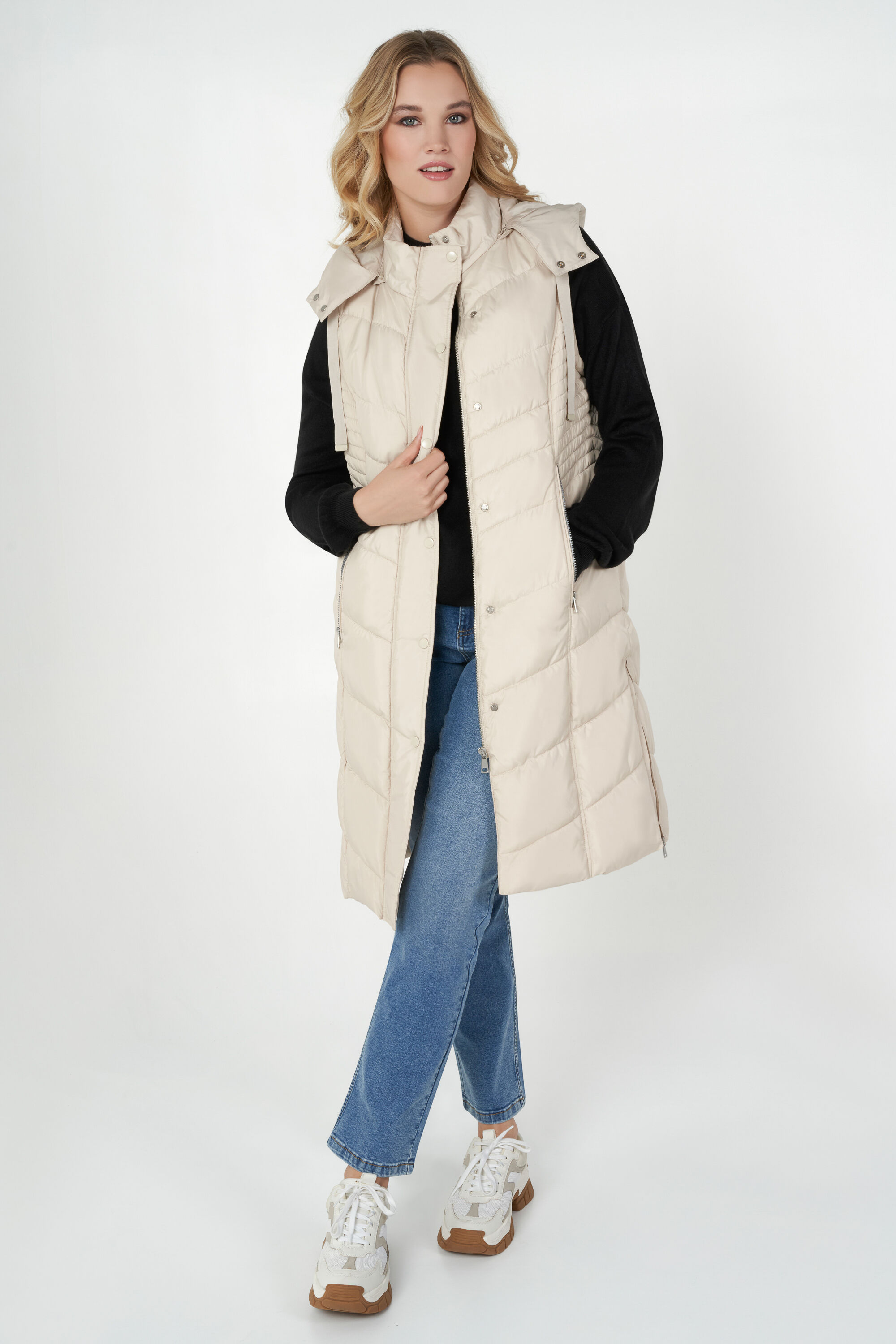 Veste longue matelass&eacute;e  image number 7