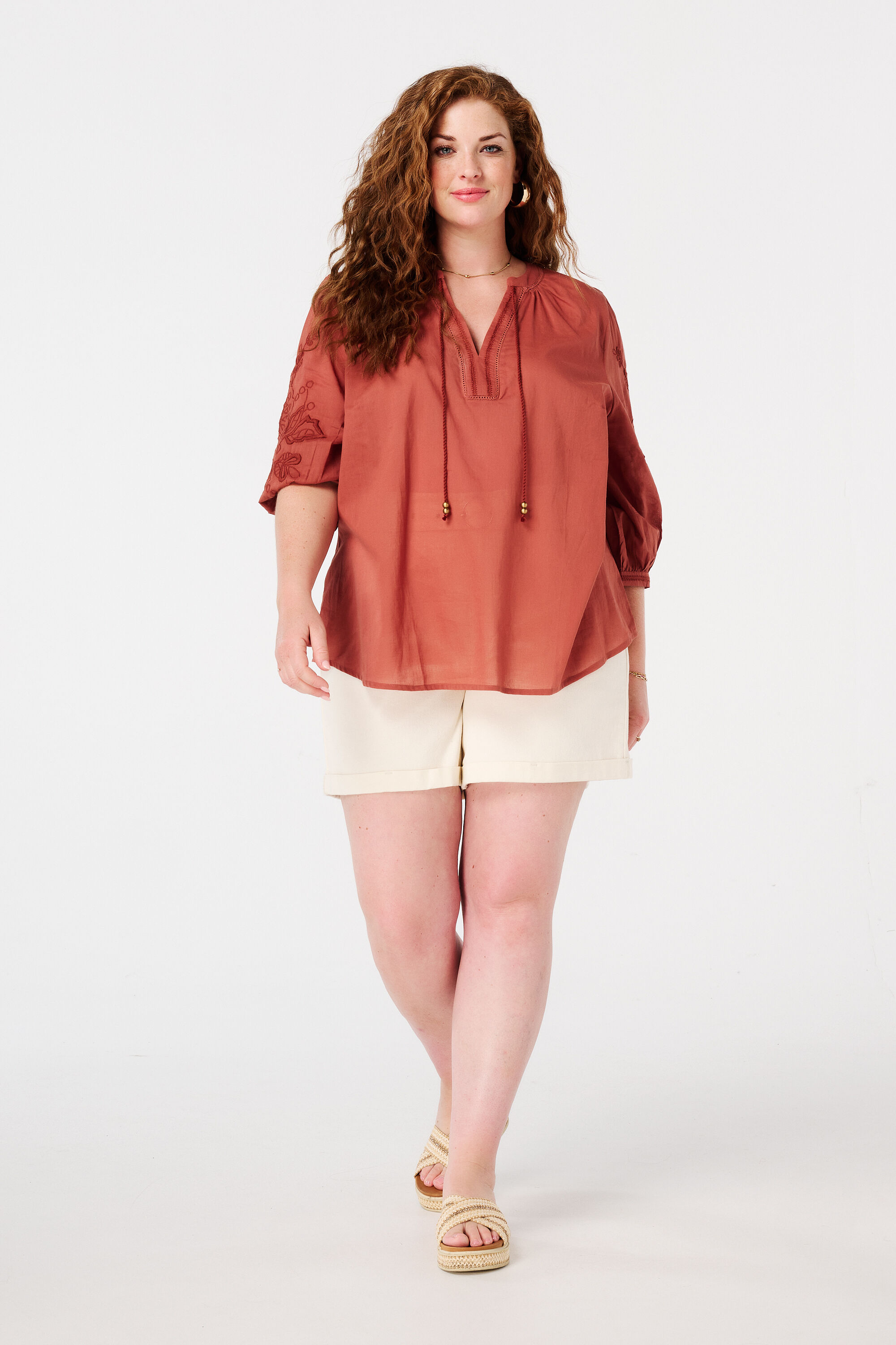 Chemisier avec broderie image number 5