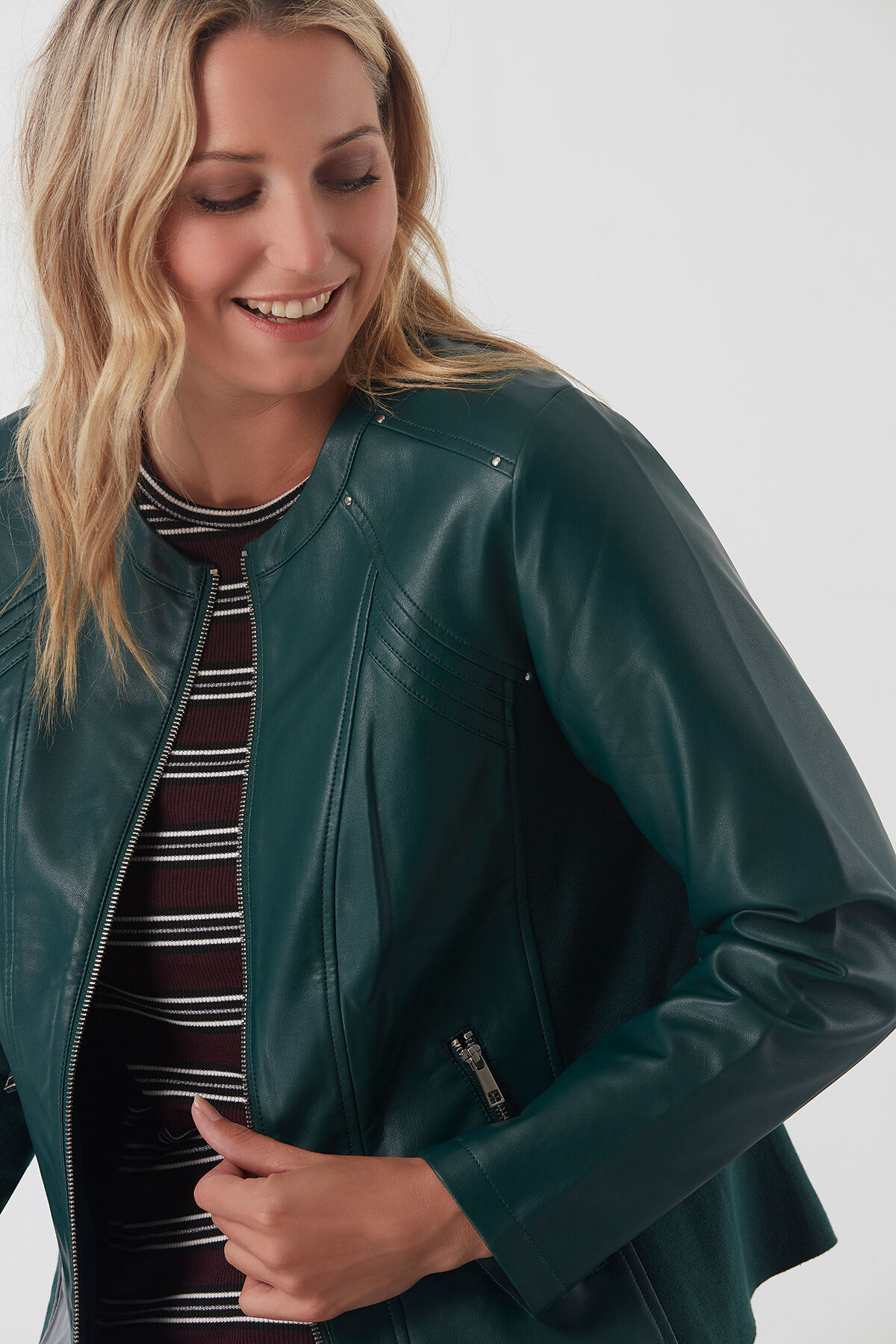 Veste en similicuir image number 3