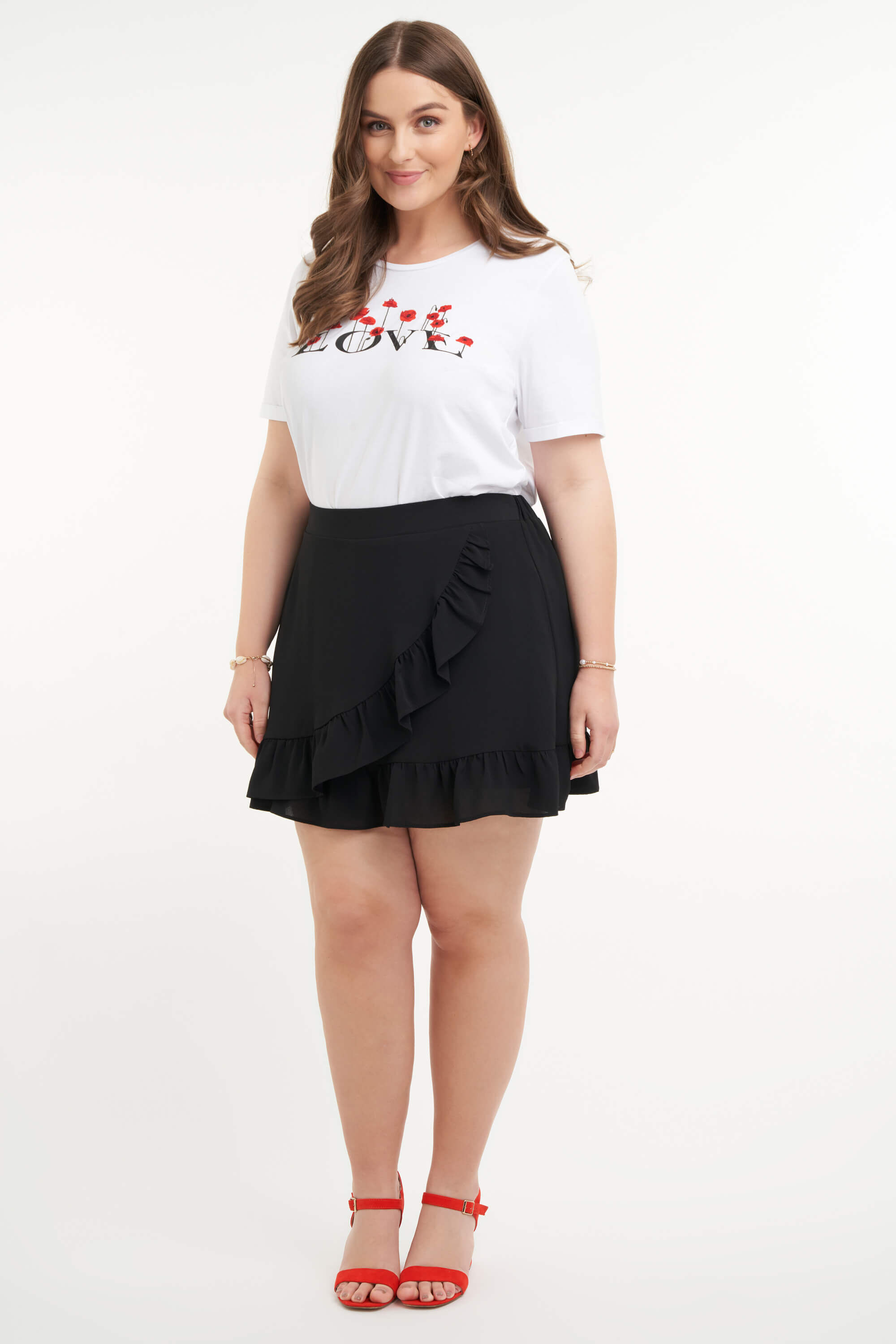 Skort met ruffles image number 6