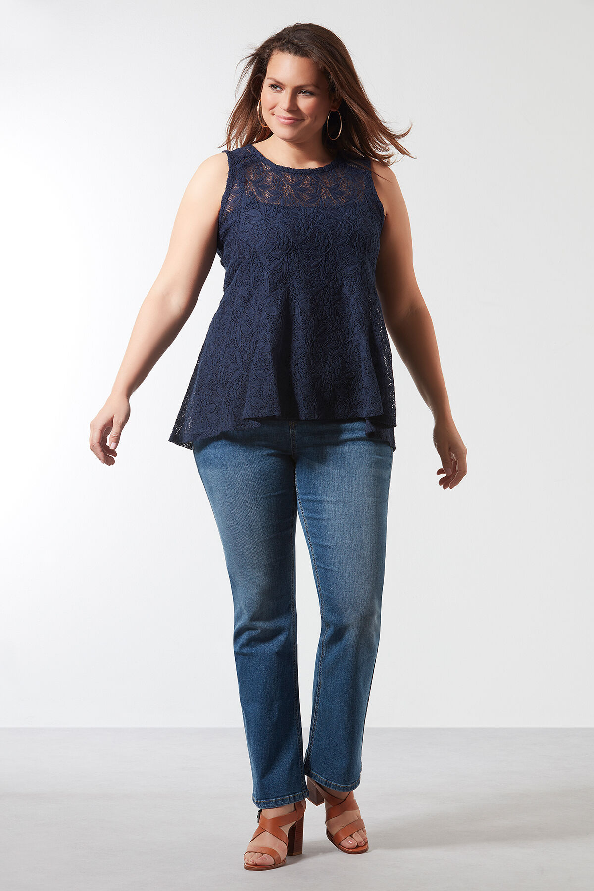 Bootcut jeans VIOLET image number 4