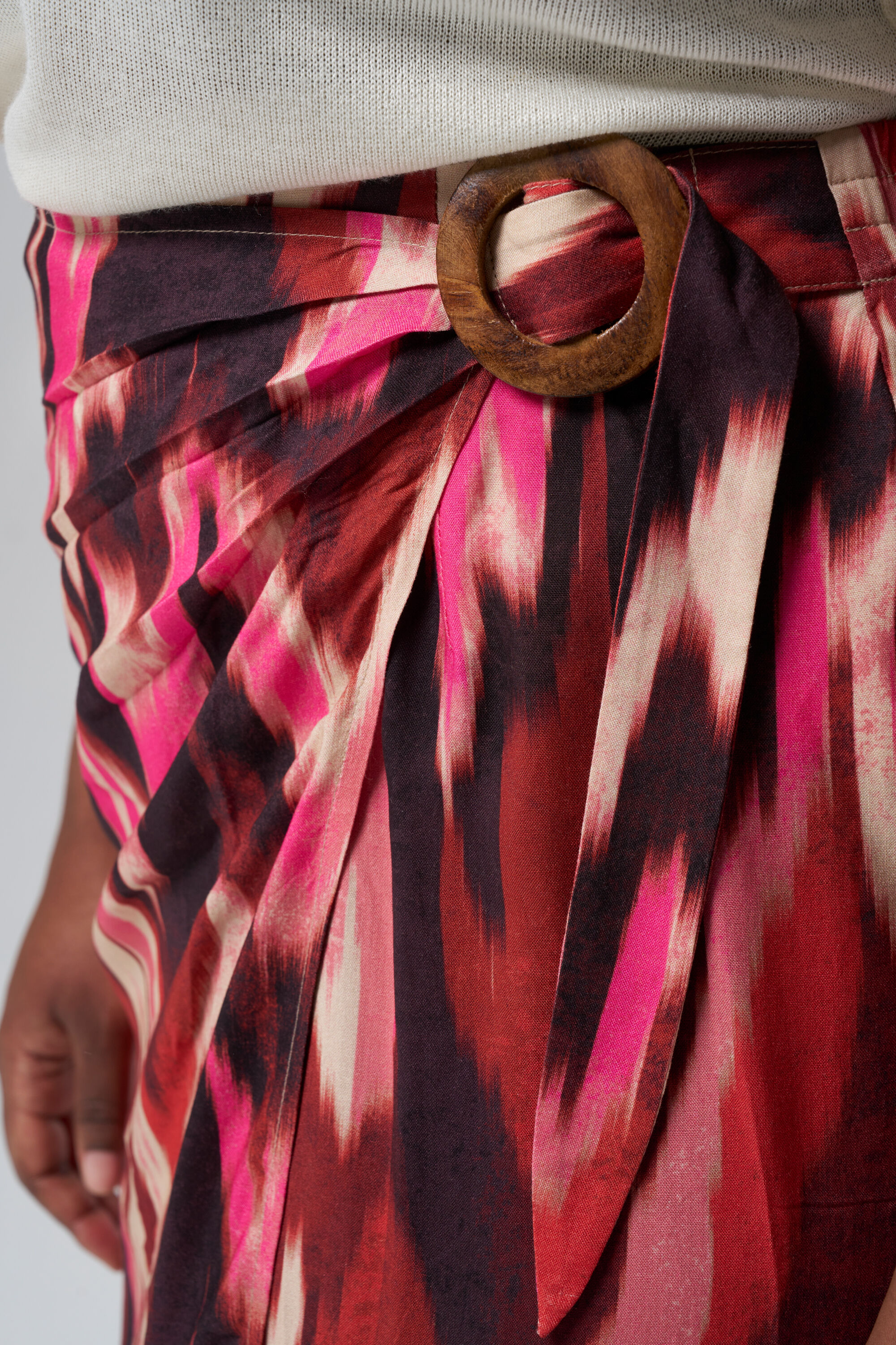 Midi rok met print image number 4