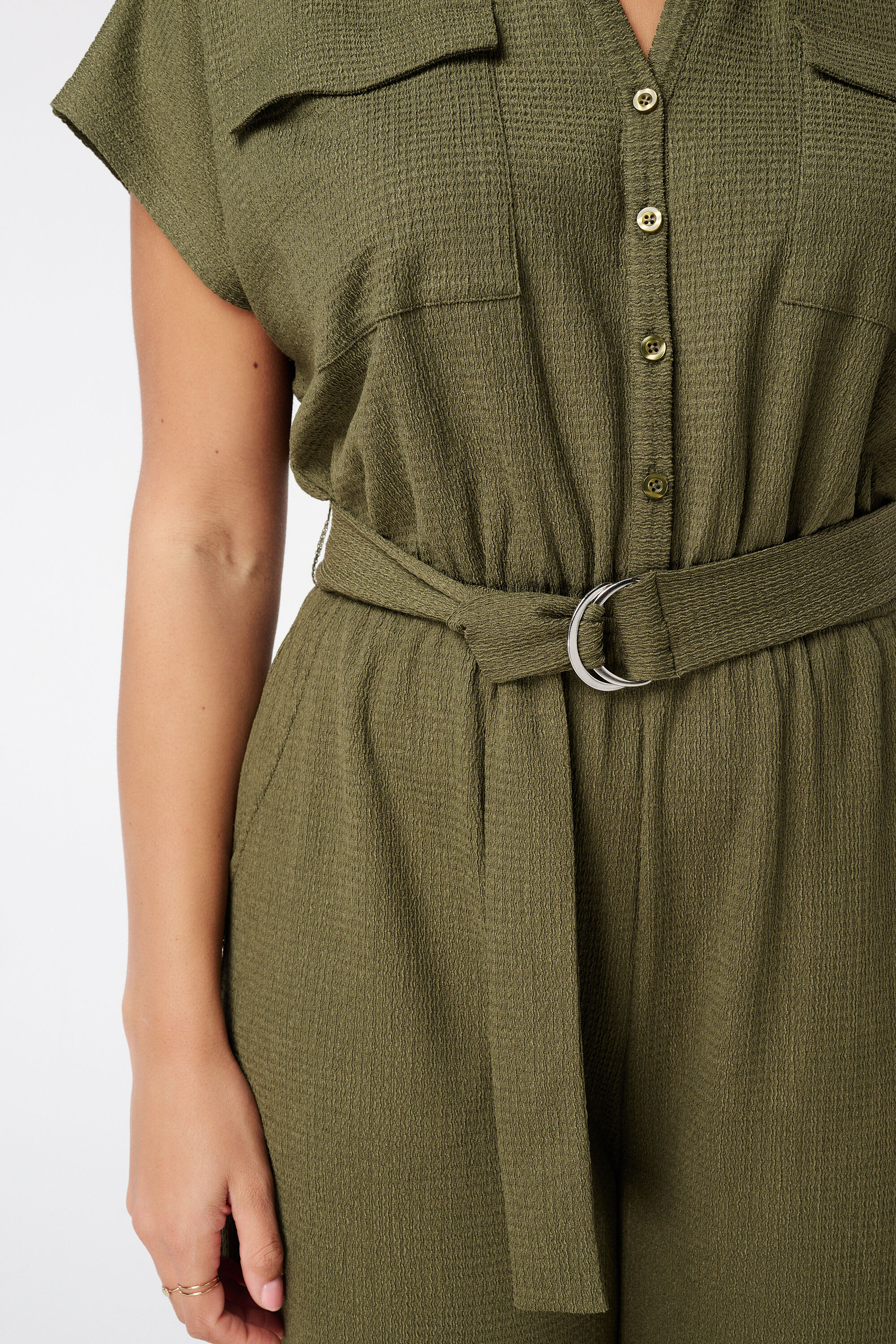 Jumpsuit met v-hals image number 4