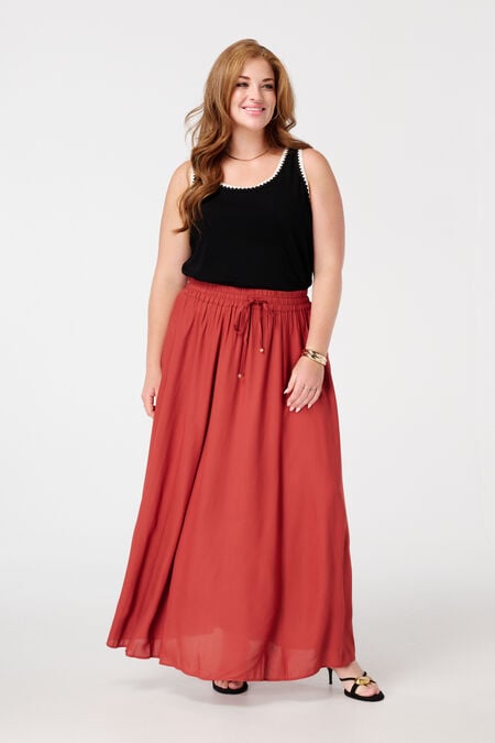 Jupe maxi à taille élastique Jupe maxi à taille élastique