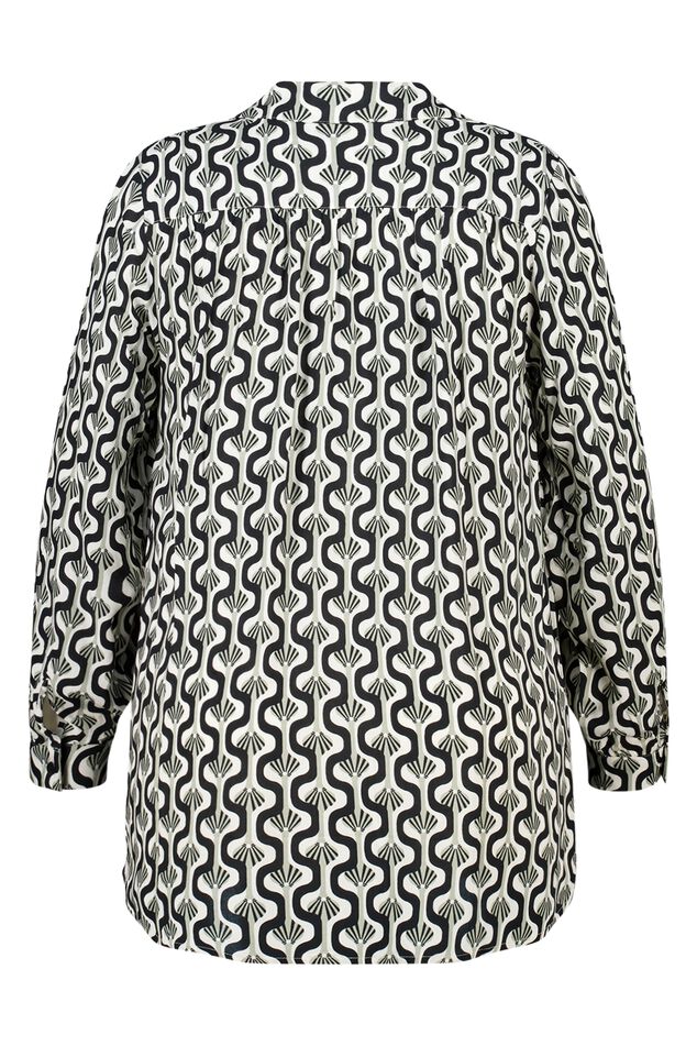 Oversized blouse met print image number 2