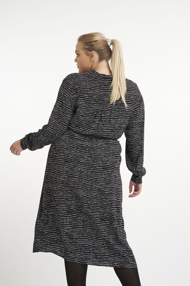 Robe mi-longue à imprimé image number 3