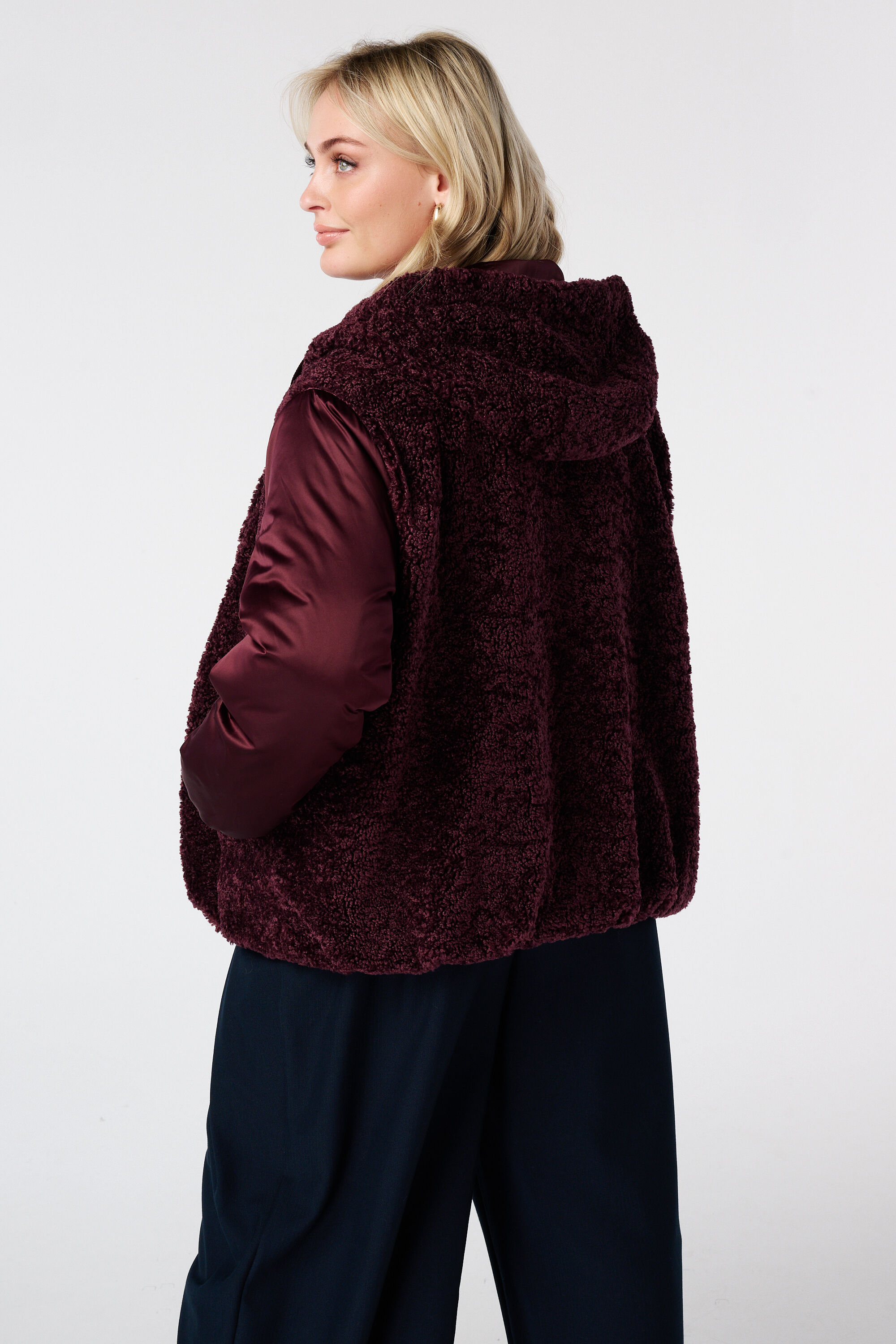 Baseball jacket met teddy image number 1