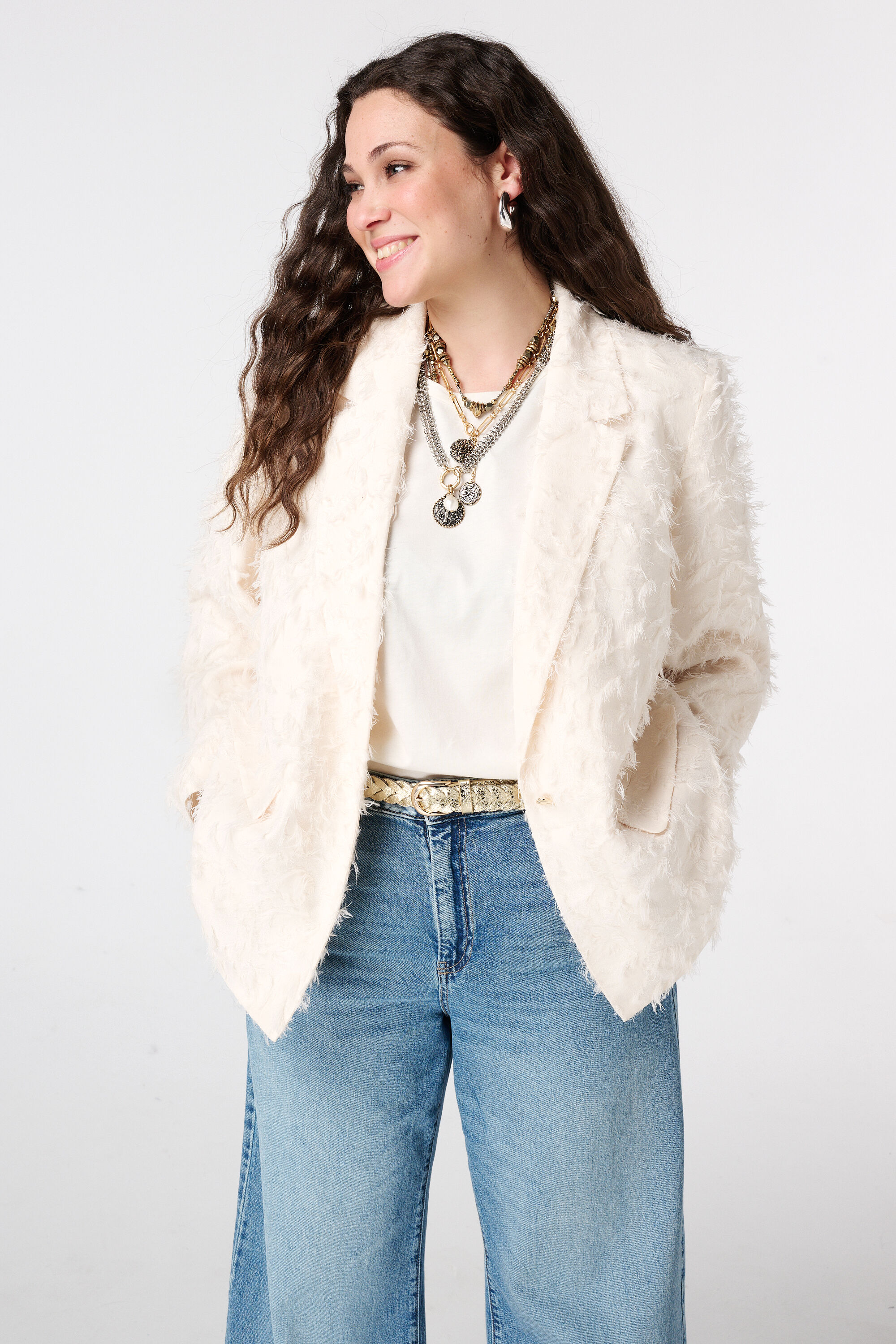 Blazer &agrave; simple boutonnage image number 0