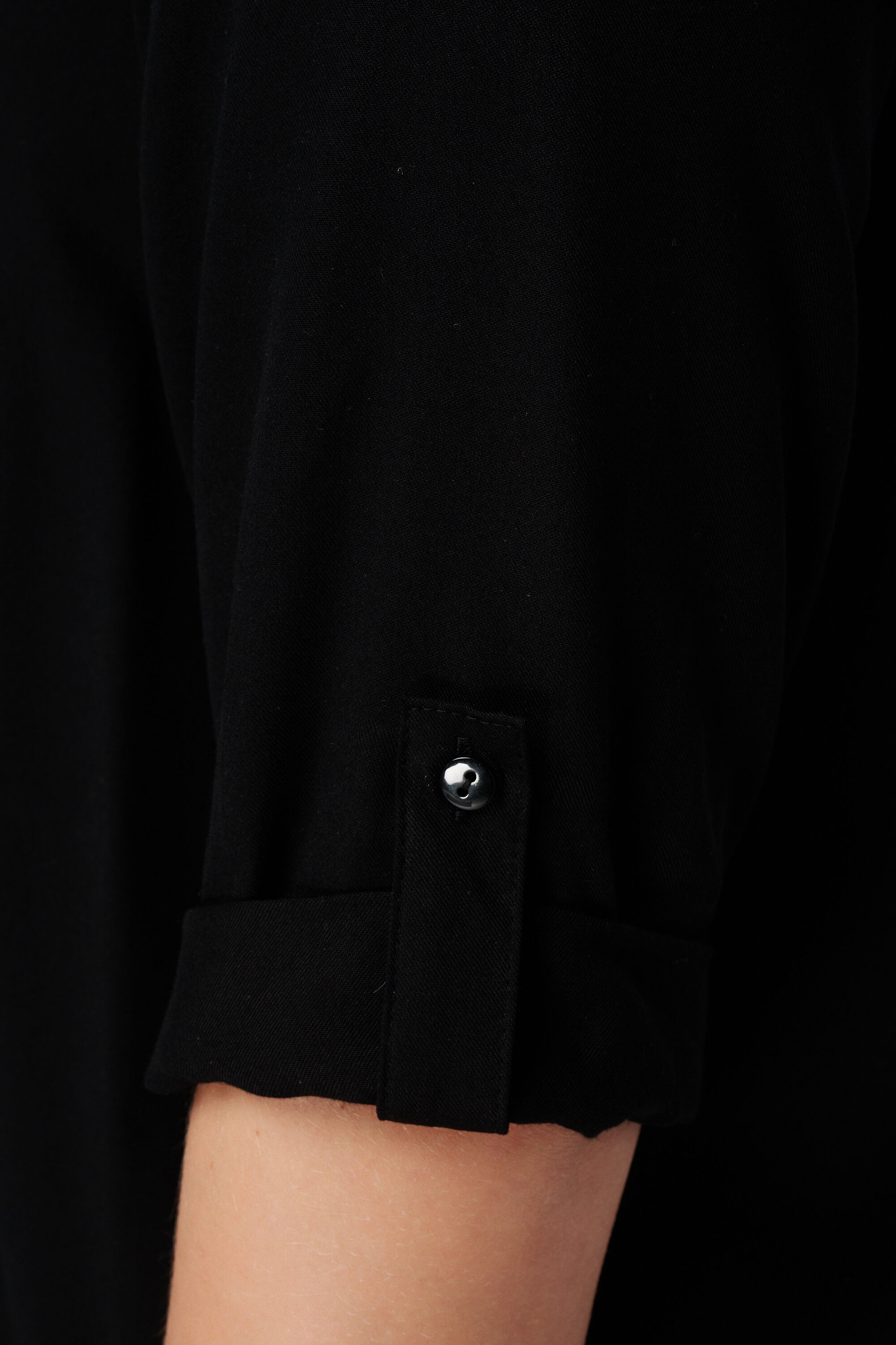 Blouse met opgerolde mouwen image number 6