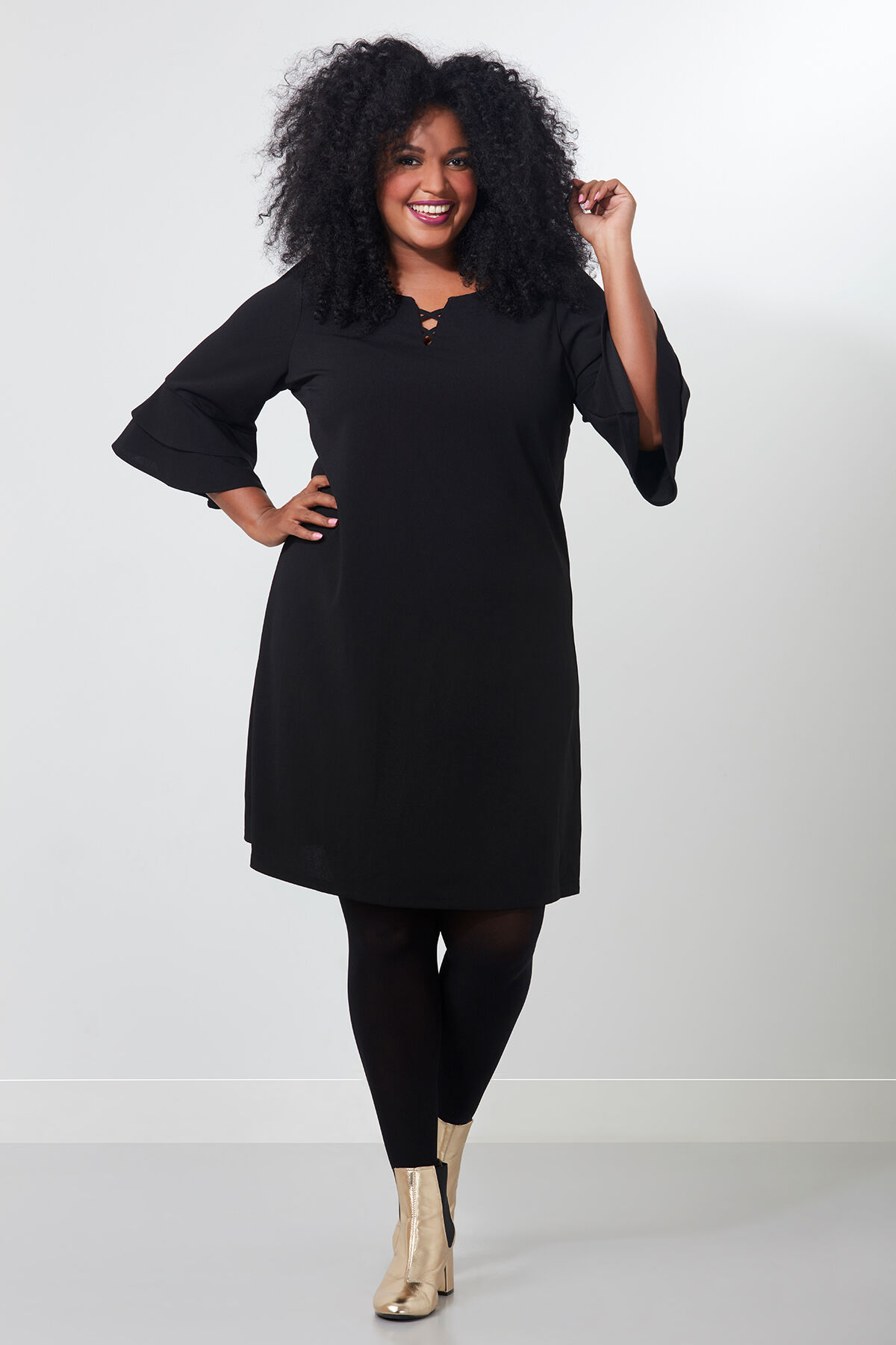 Robe avec manches cloche image number 3