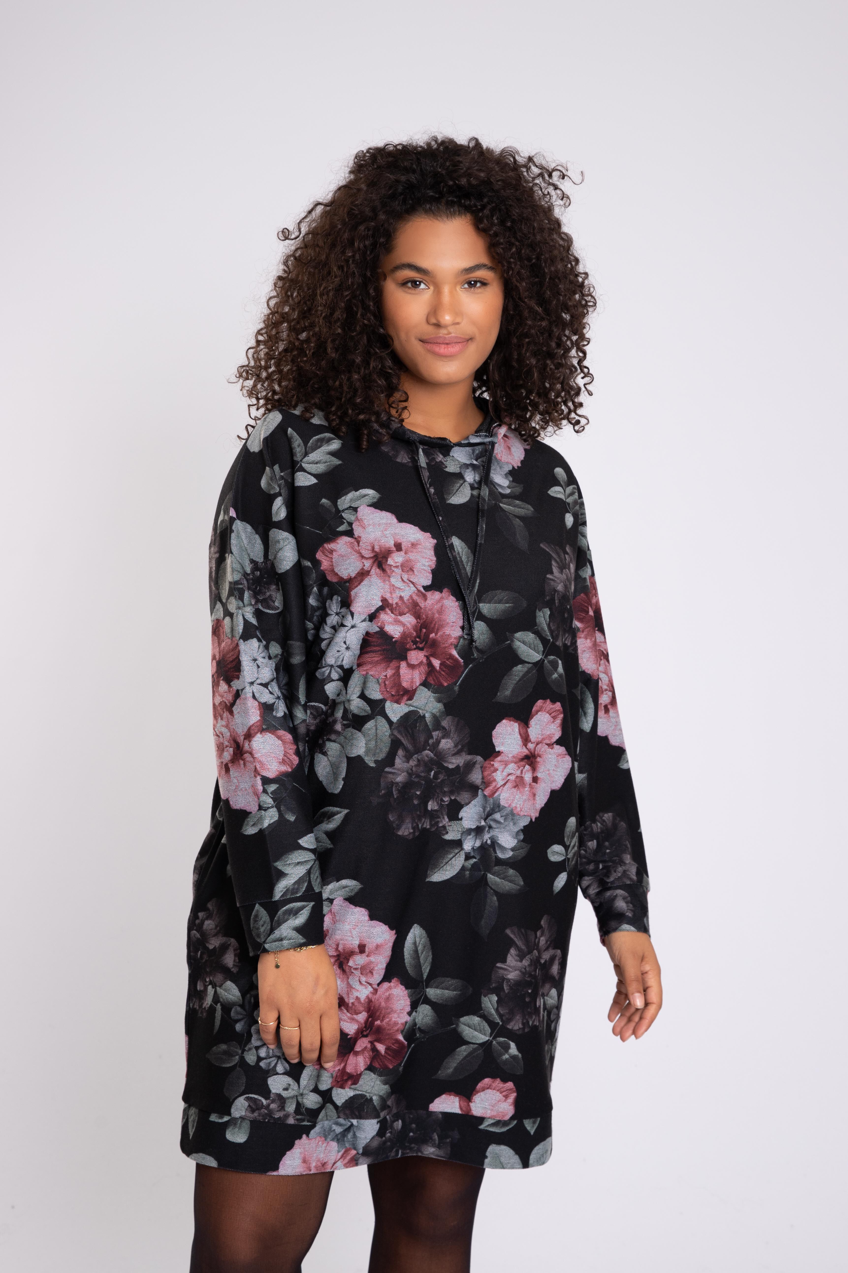 Robe pull avec imprim&eacute; floral image number 5
