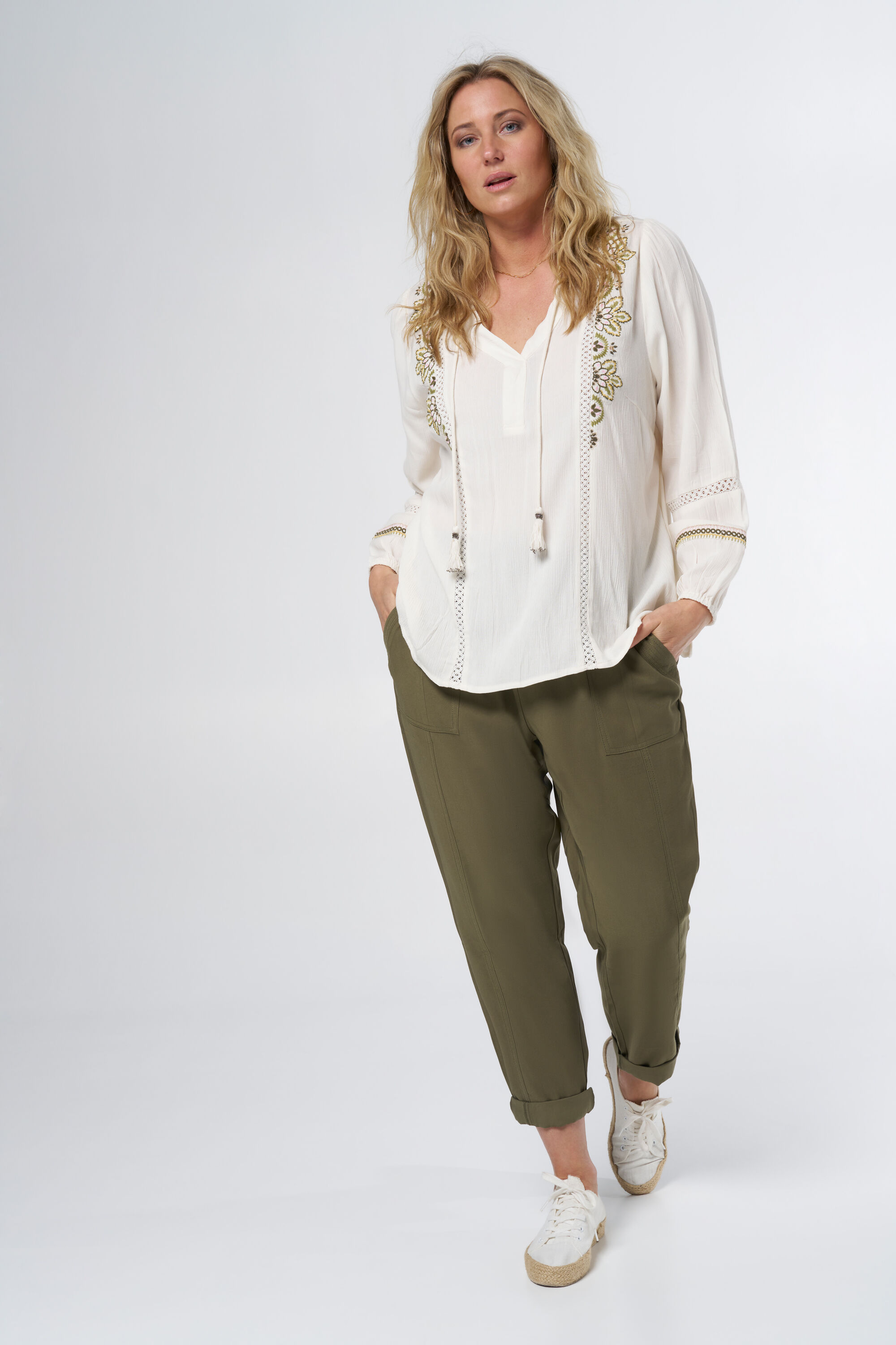 Blouse met bohemian details image number 5