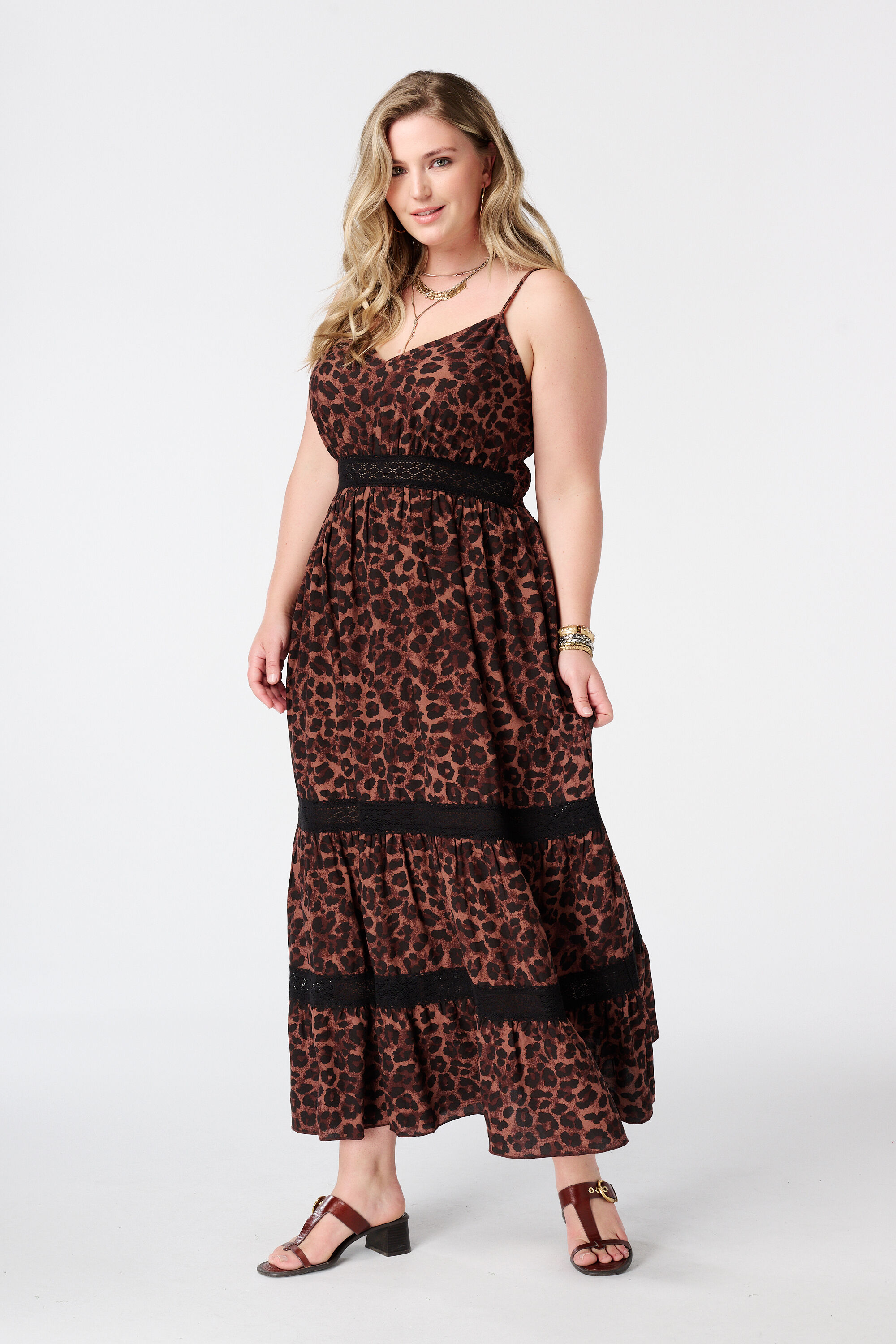 Maxi jurk met print