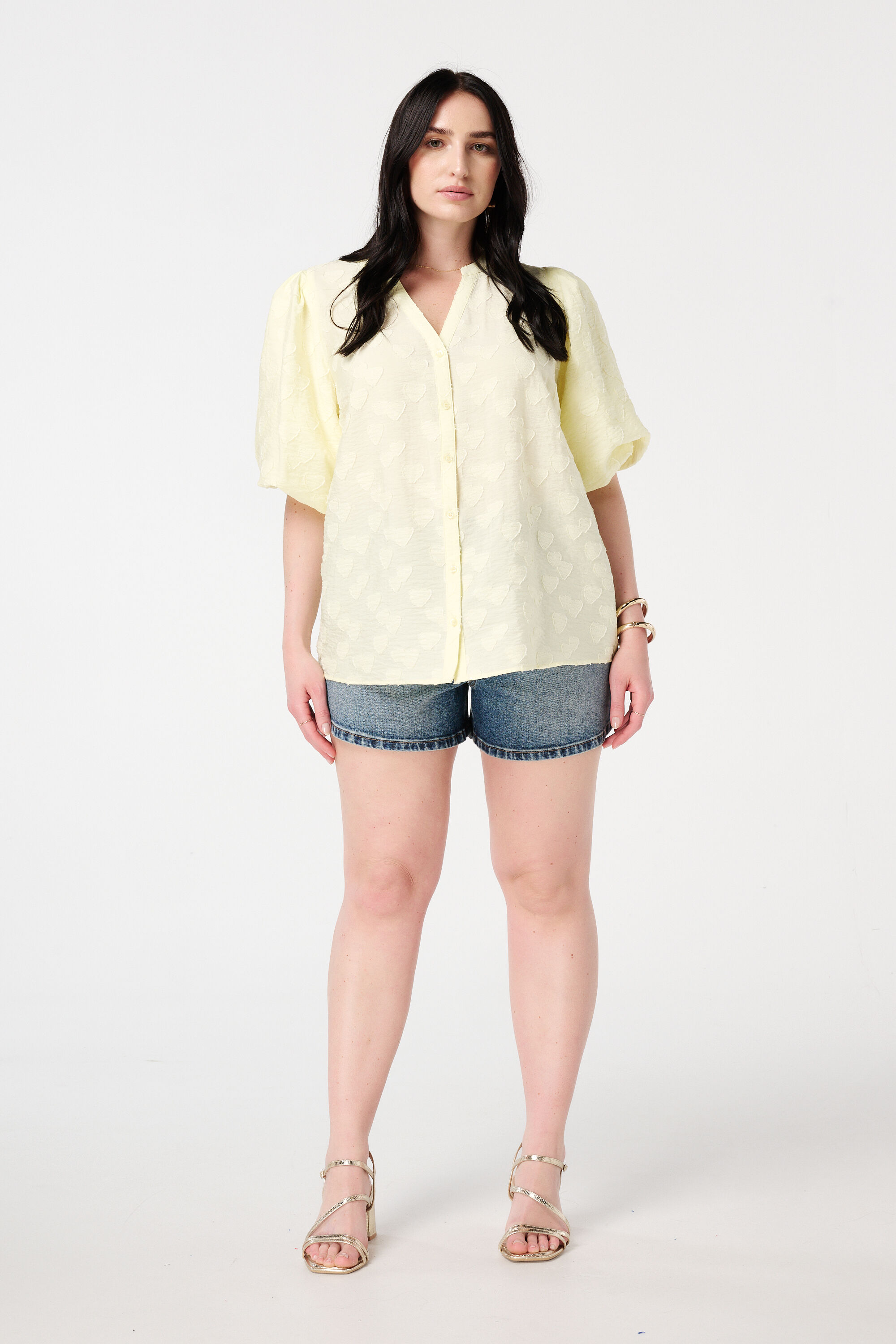  Blouse met hartjes print  image number 5