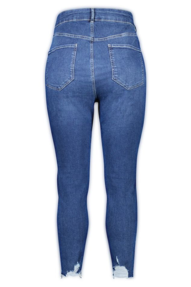 Jeans met destroyed detail image number 1