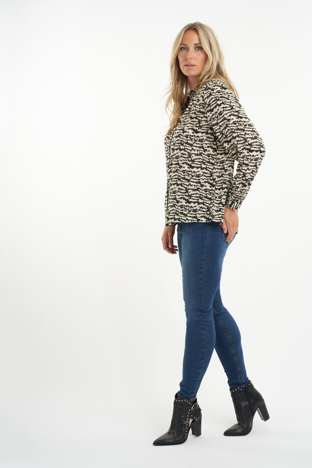 Chemisier à imprimé zébré image number 6