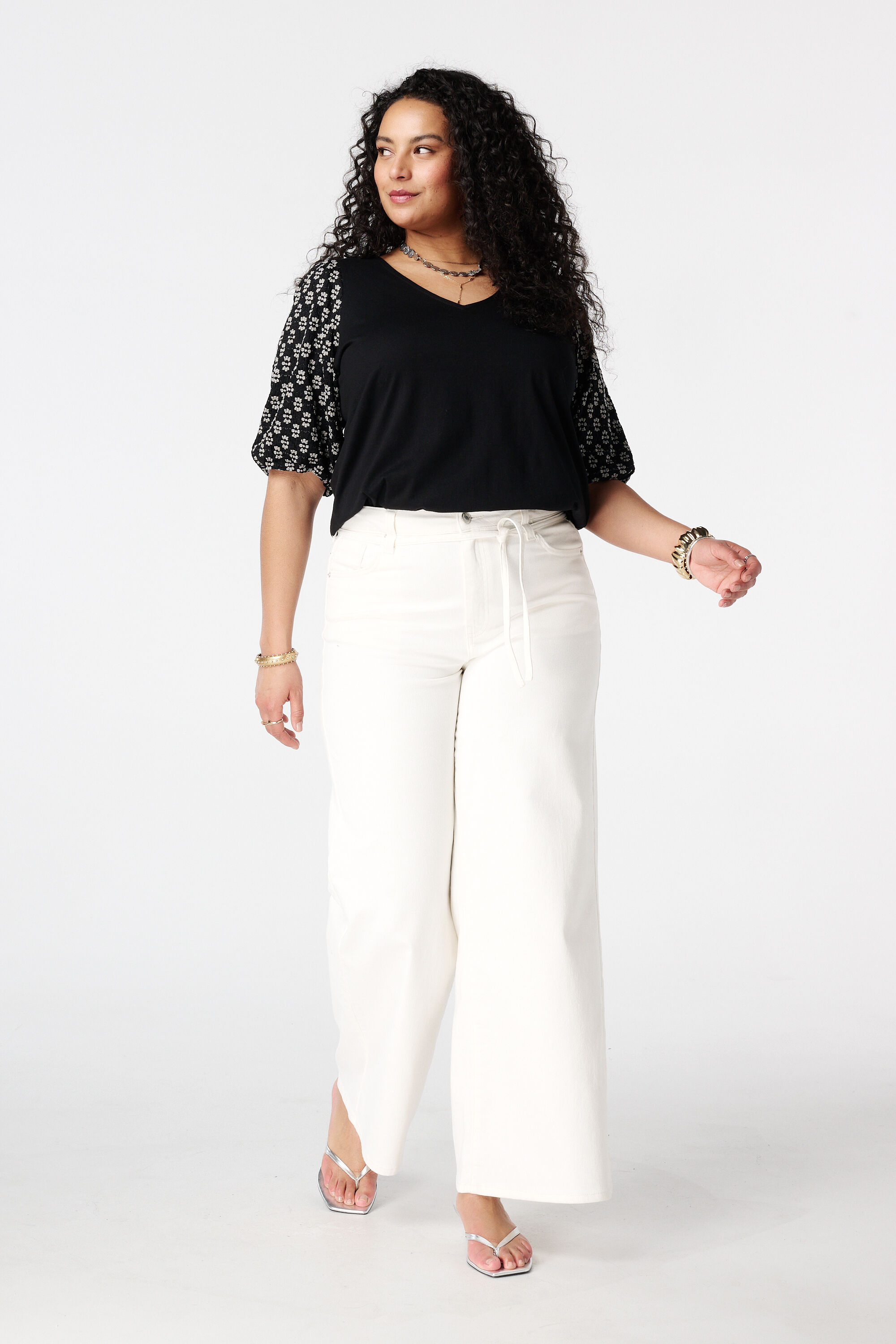 Top met pofmouwen image number 5