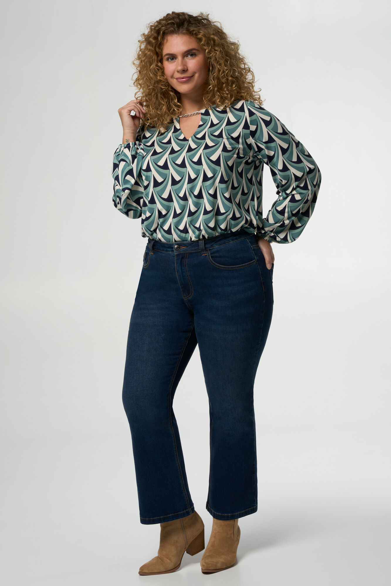Dames Flared jeans 28 inch MS Mode