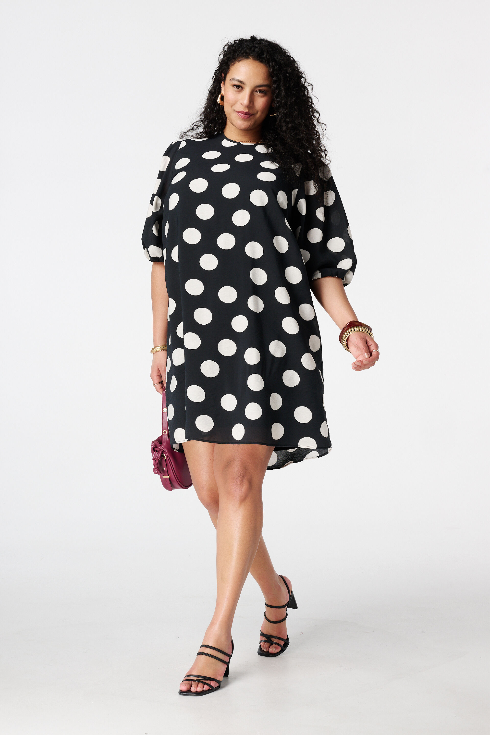 Jurk met polka dot