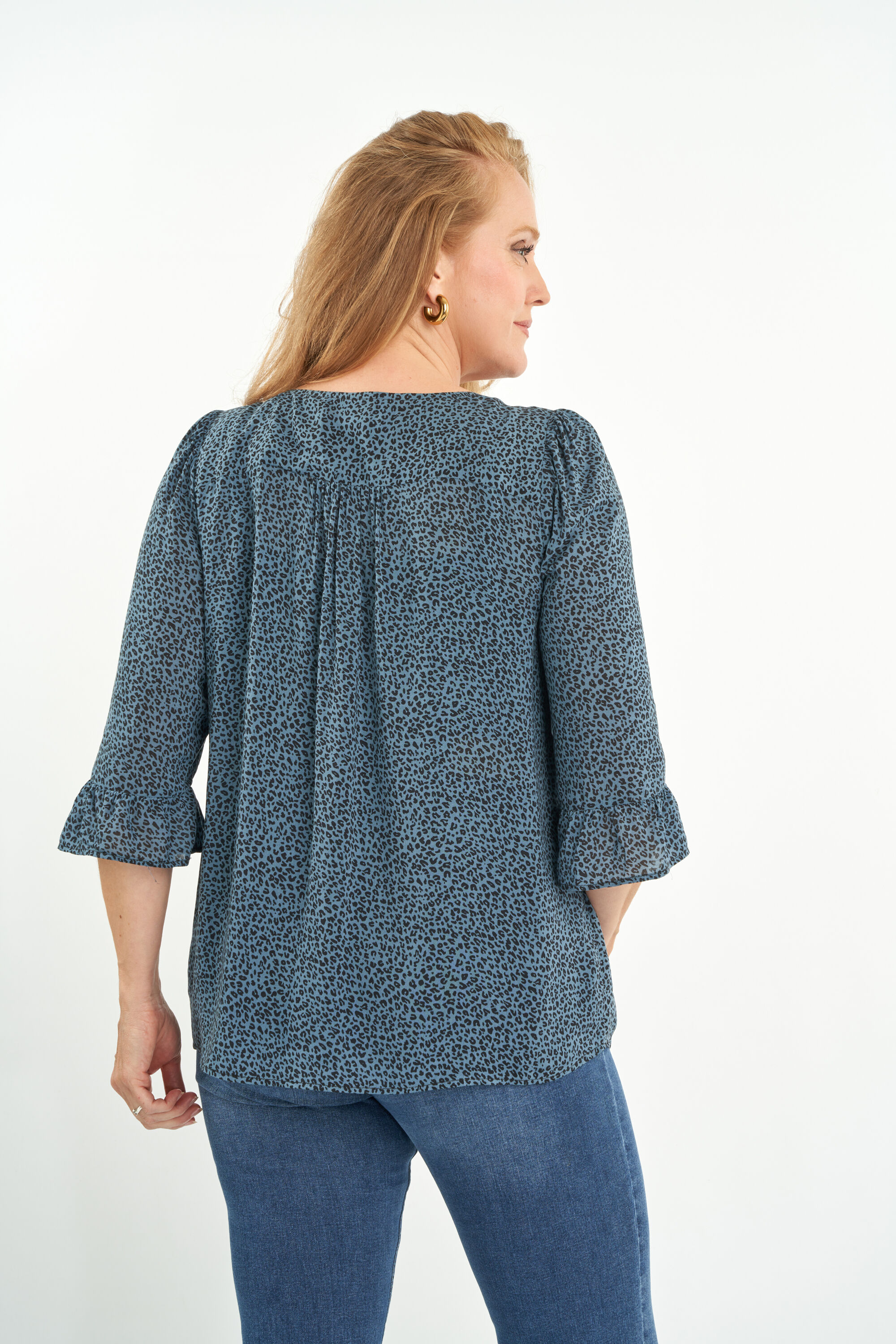 Blouse met print image number 4