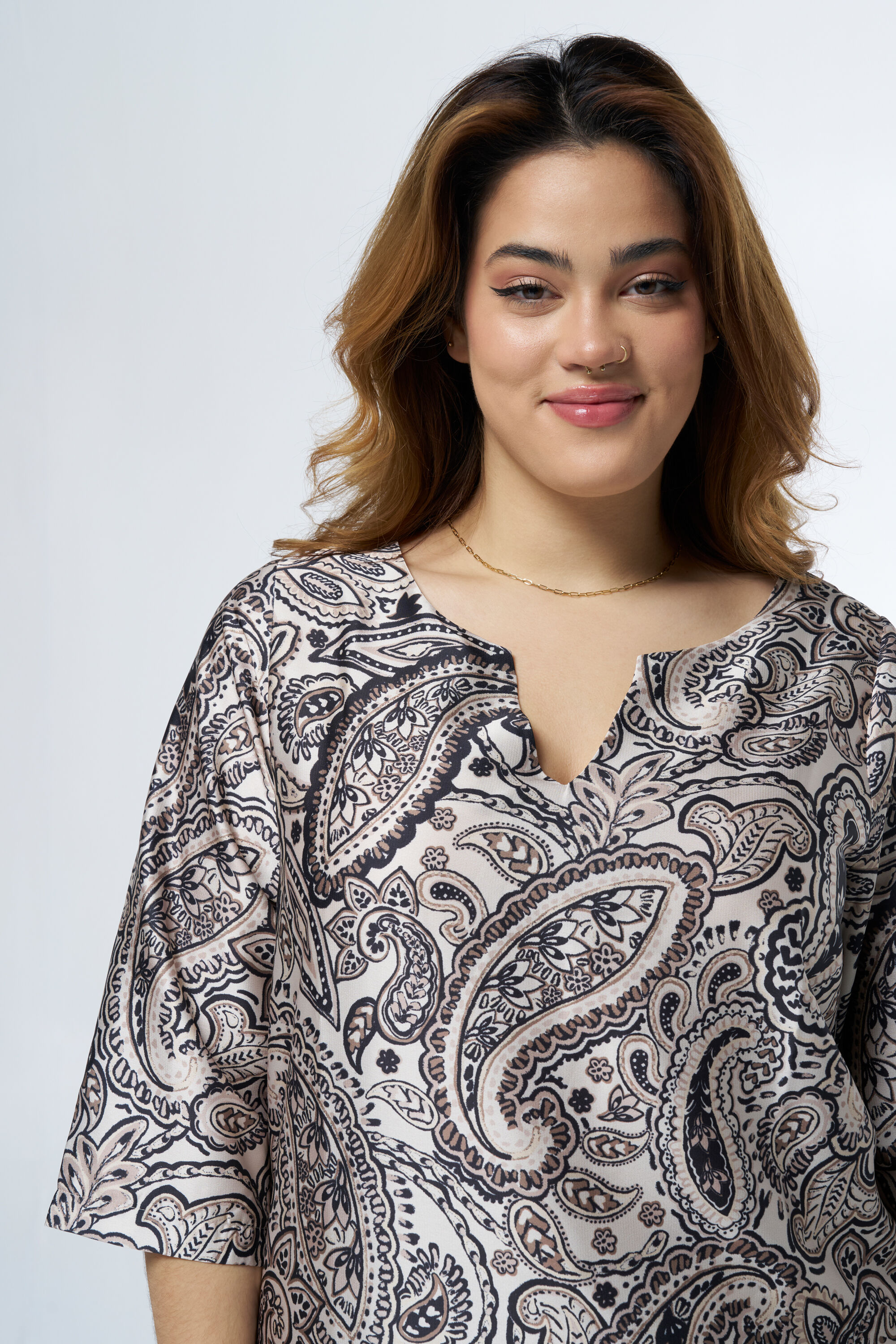 Jurk met paisley print image number 4