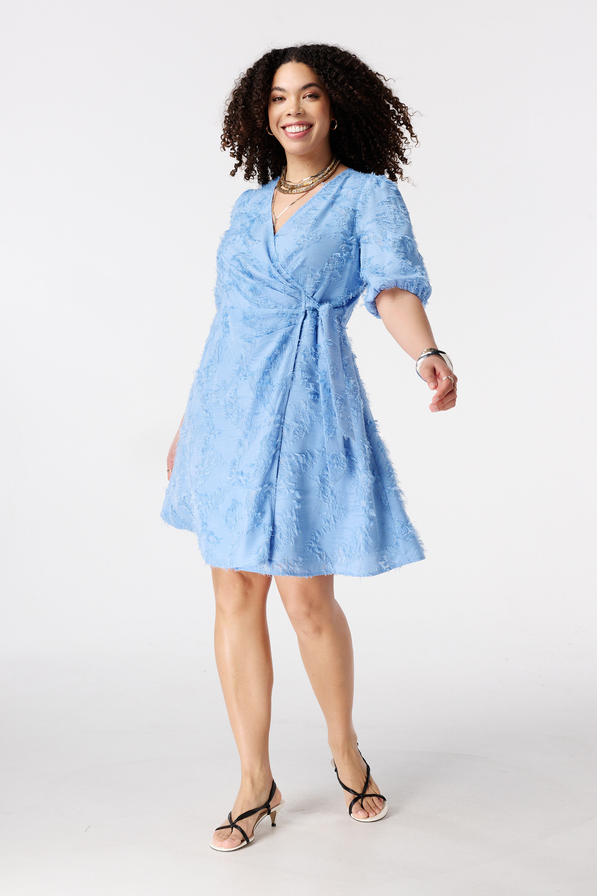 Jurk met overslaglook