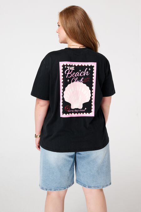 T-shirt met zomerse print T-shirt met zomerse print