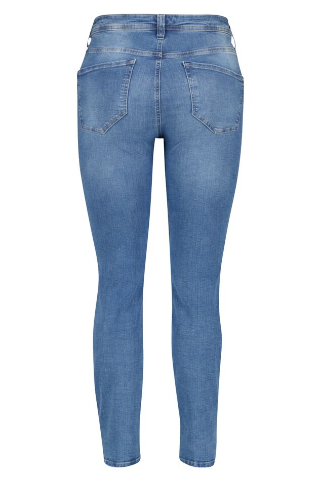 Slim jeans met parels image number 3