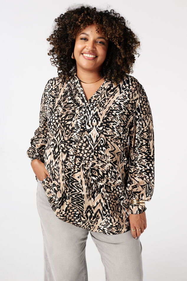 Blouse met print image number 0