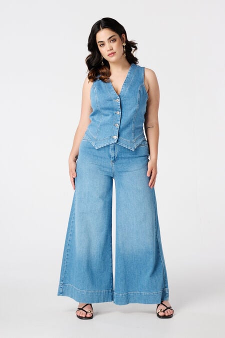 Wijde jeans - 30 inch lengte Wijde jeans - 30 inch lengte