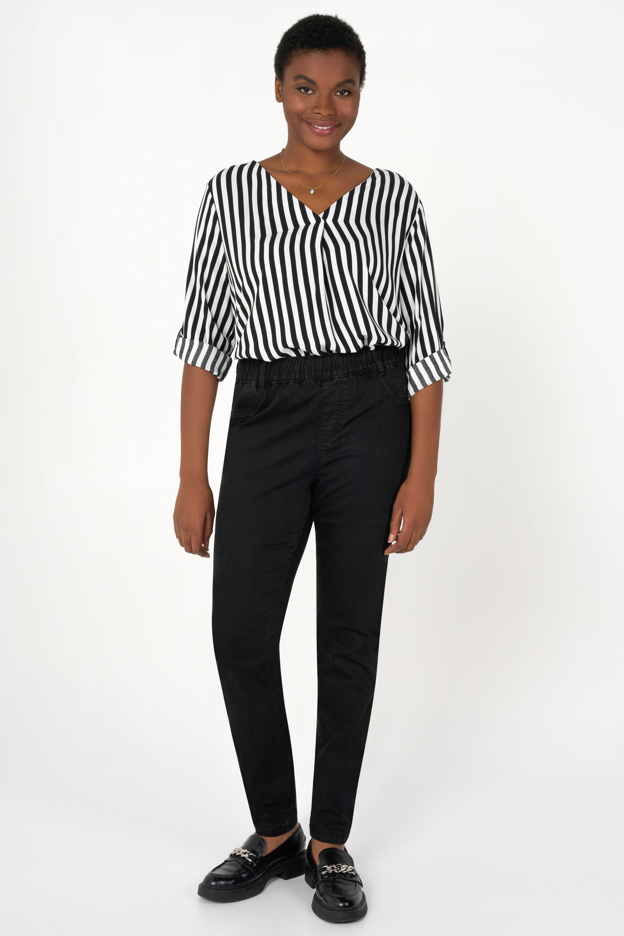 Denim look tregging image number 6